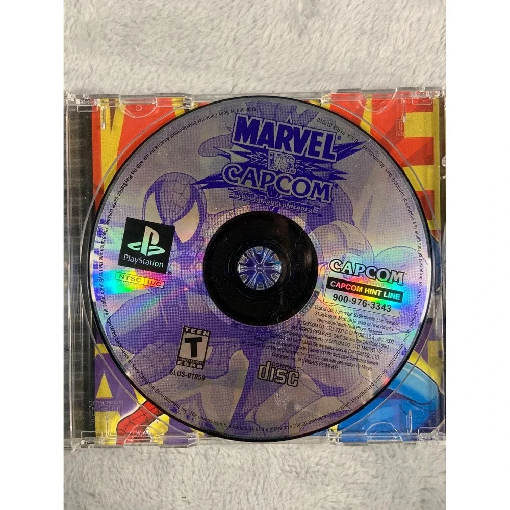 Capcom Marvel vs. Clash of Super Heroes PlayStation 1 Cd-rom game multicolor